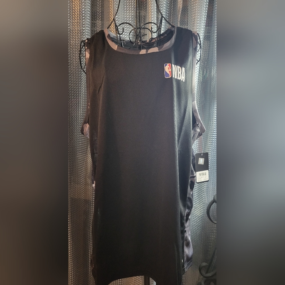 NBA Black Sleeveless Tank Top